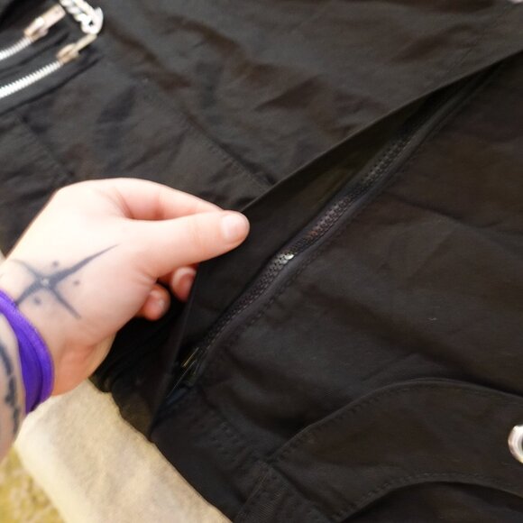 Mens / Unisex Tripp NYC Pants Sz L Black Excellent Condition - Picture 13 of 14